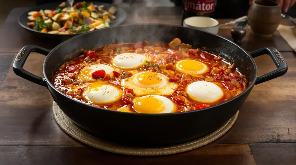 Chakchouka à l’italienne : Simone Zanoni réinvente ce classique avec un fromage fondant