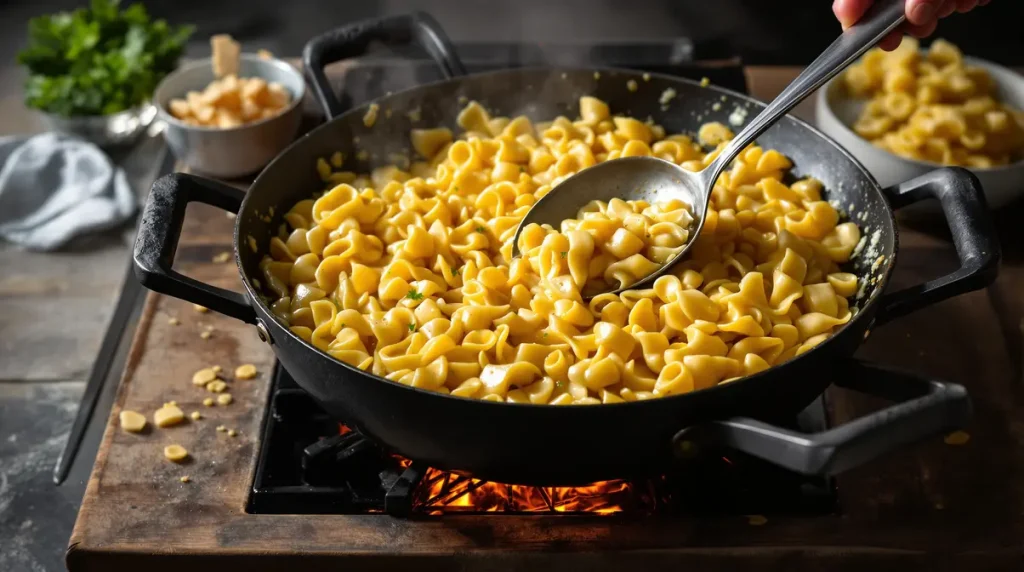 « Je n'avais jamais goûté un plat aussi réconfortant » : la poêlée spätzle-munster prête en 10 minutes seulement